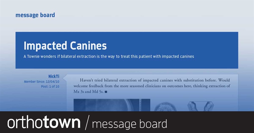 Impacted Canines